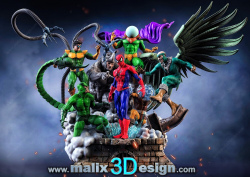 Sinister Six / Spider-Man Diorama 
